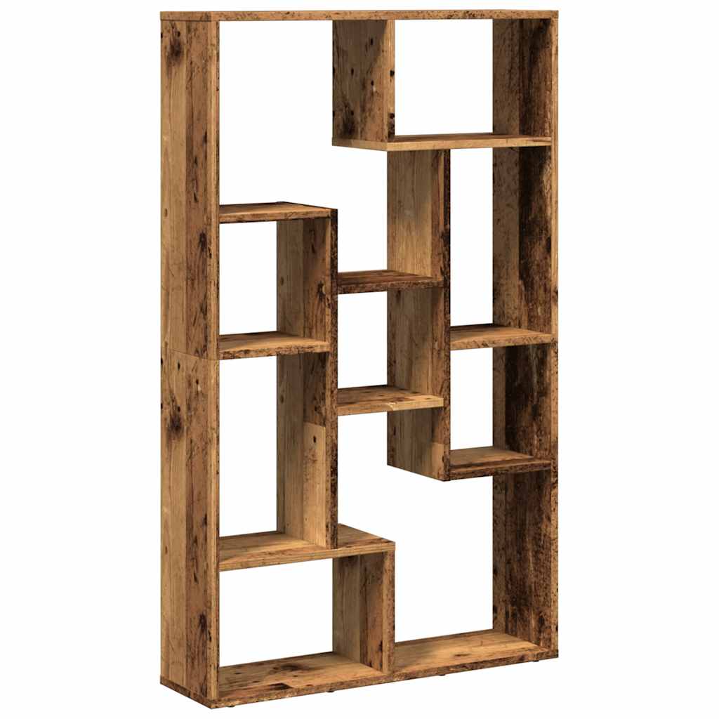 Bookcase Old Wood 72x20x120,5 cm Engineered Wood