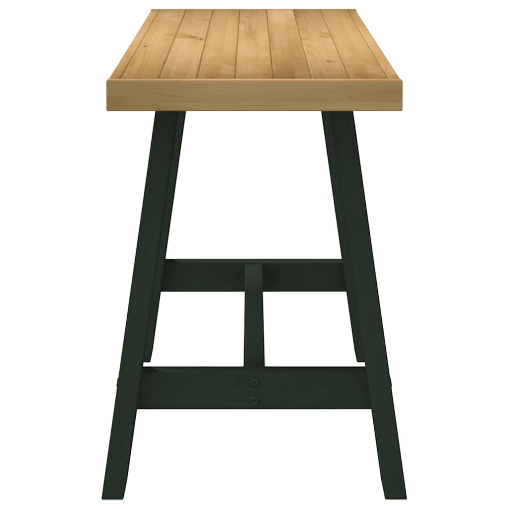 vidaXL Desk NOAIN A-Shaped Legs 120x50x75 cm Solid Wood Pine