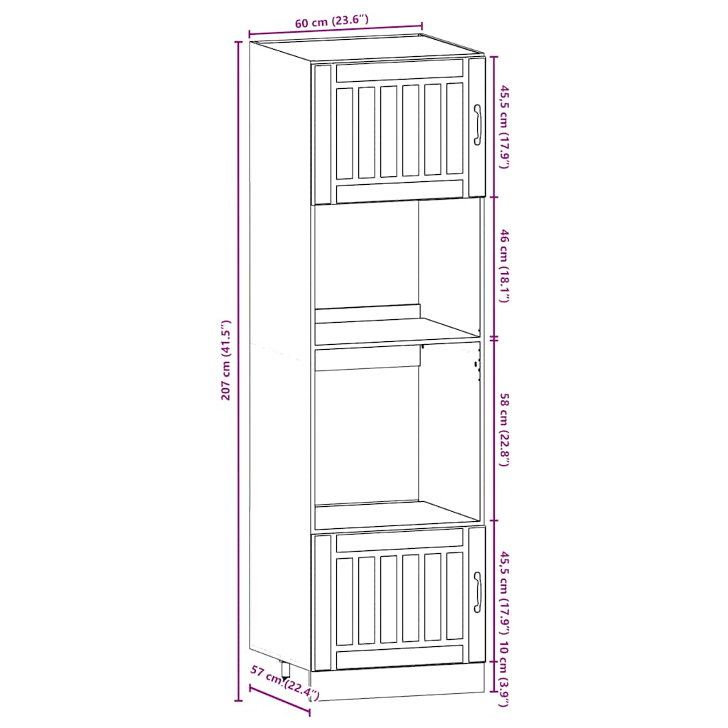 vidaXL 7 Piece Kitchen Cabinet Set Kalmar Grey Sonoma Engineered Wood