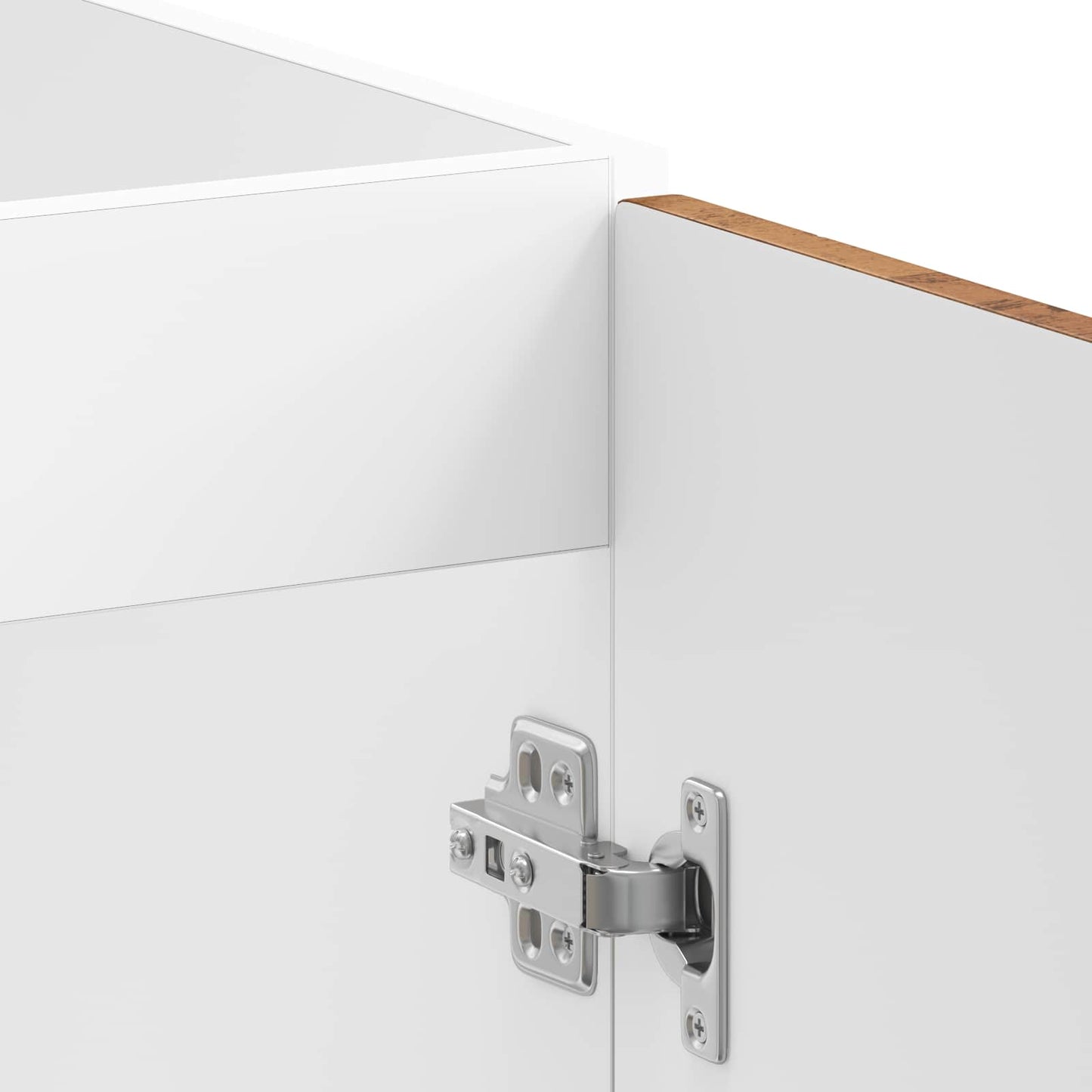 Sink Base Cabinet Lucca 2 pcs Old Wood Engineered Wood