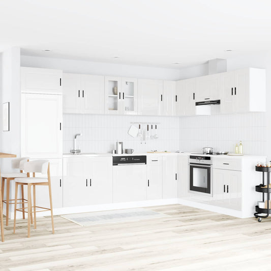 Sink Base Cabinet Porto 2 pcs White 80 x 46 x 81.5 cm