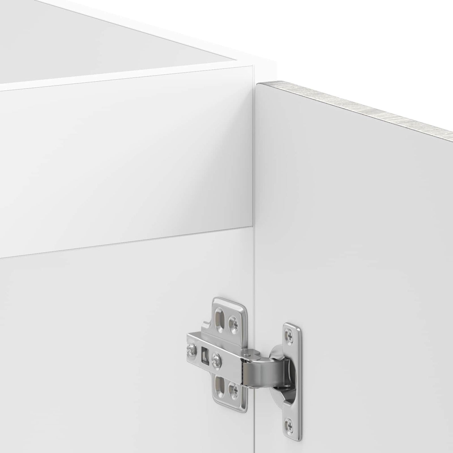 Sink Base Cabinet with Storage Porto 2 pcs Grey Engineered wood