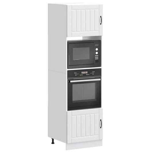 vidaXL Oven Cabinets 2 pcs Kalmar White Engineered Wood