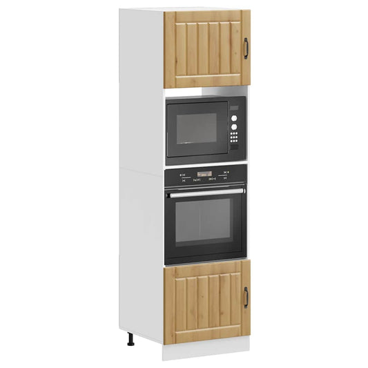 vidaXL Oven Cabinets 2 pcs Kalmar Artisan Oak Engineered Wood