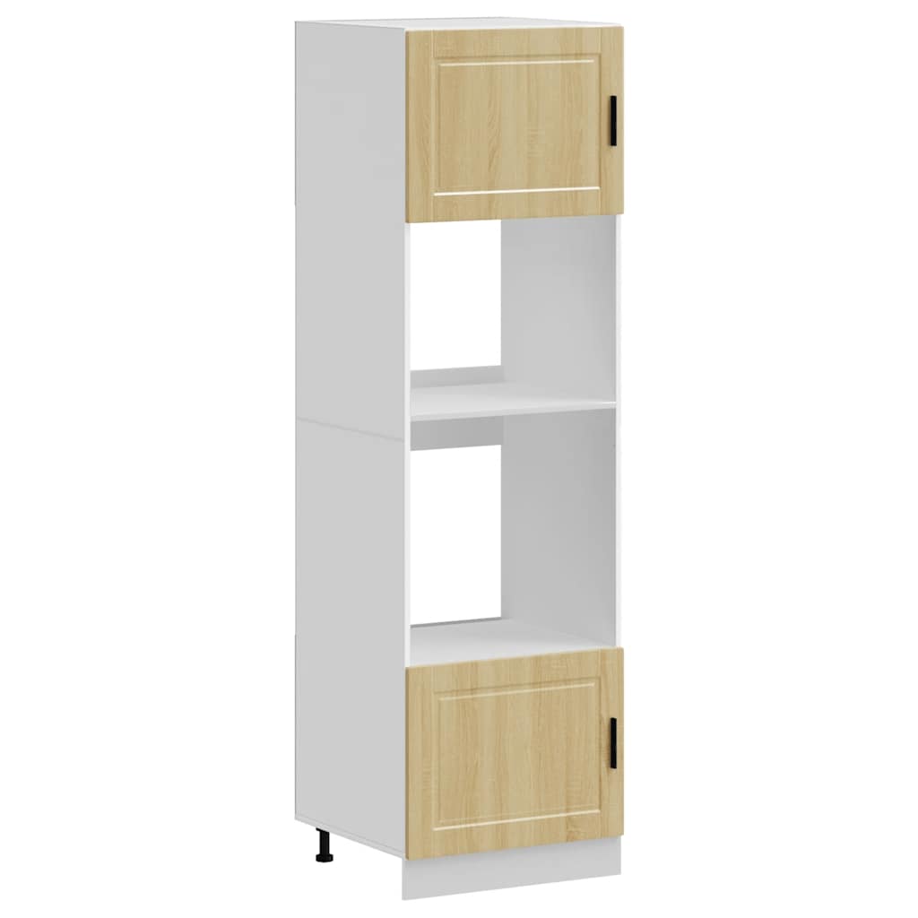 Oven Cabinets 2 pcs Porto Sonoma Oak Engineered Wood