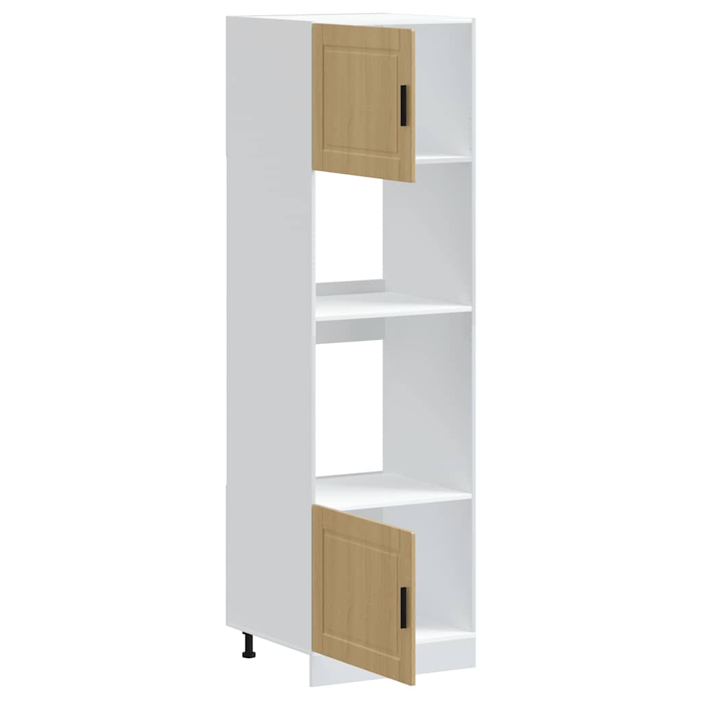 Oven Cabinets 2 pcs Porto Sonoma Oak Engineered Wood