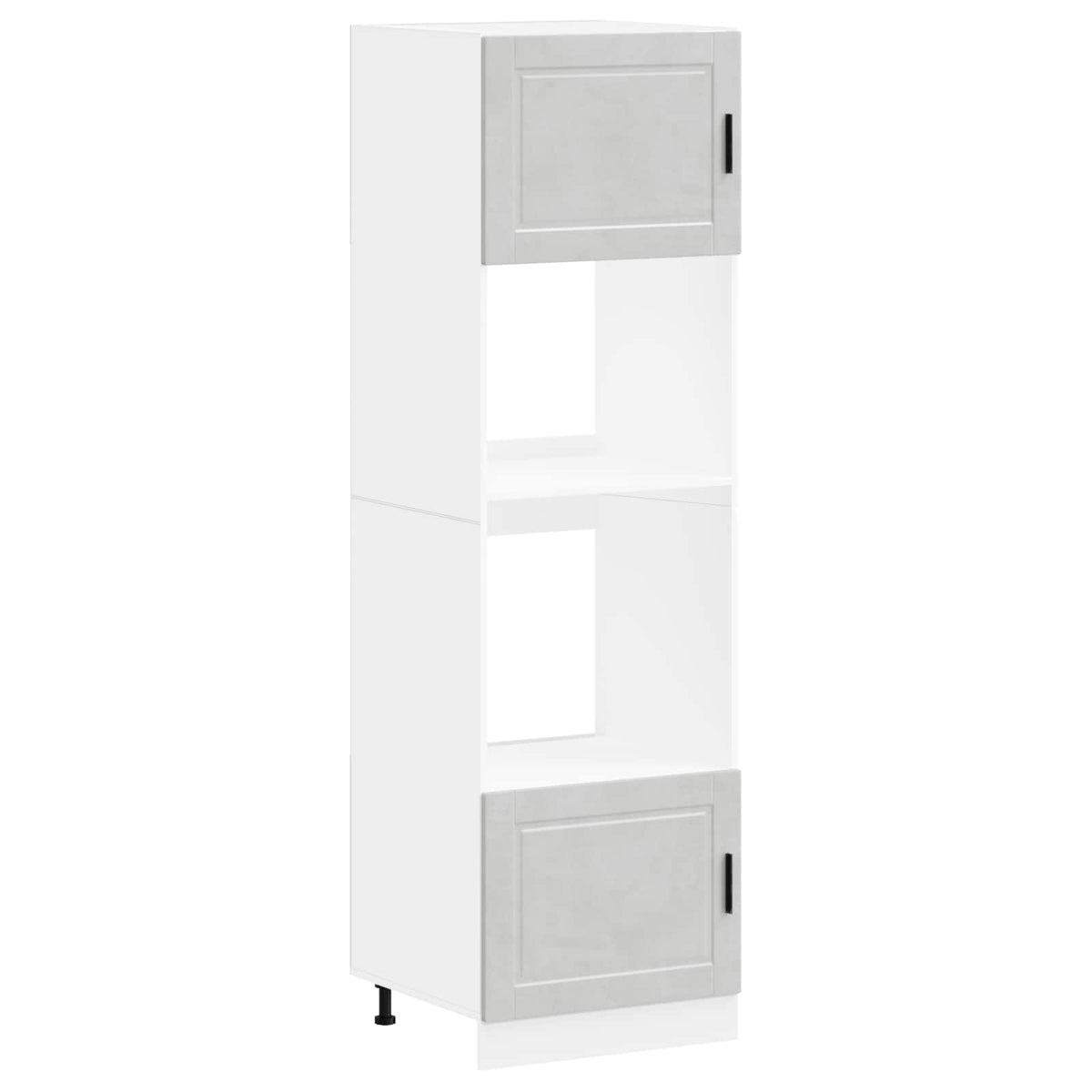 Oven Cabinets 2 pcs Porto Concrete Grey Engineered Wood