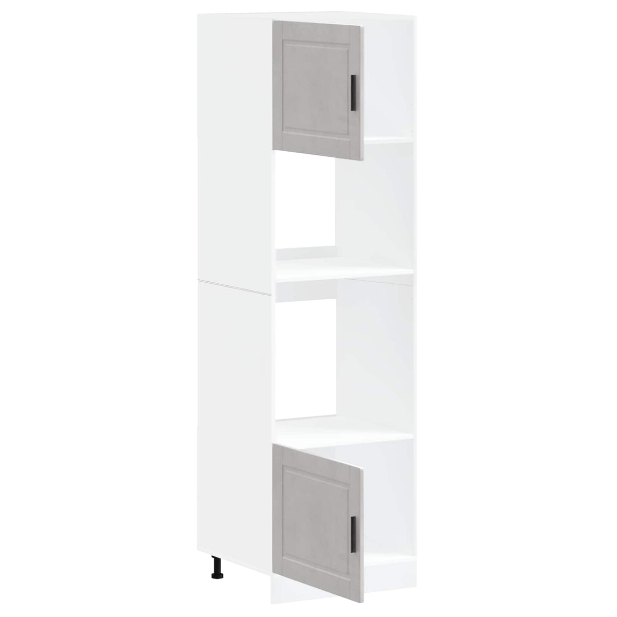 Oven Cabinets 2 pcs Porto Concrete Grey Engineered Wood