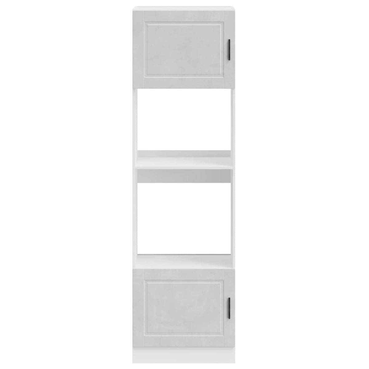 Oven Cabinets 2 pcs Porto Concrete Grey Engineered Wood