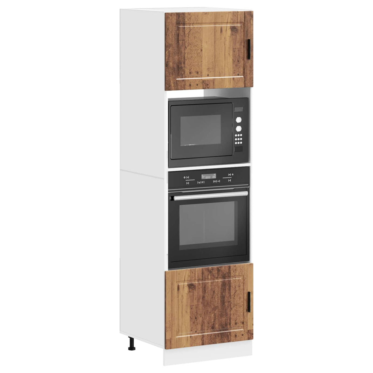 Oven Cabinets 2 pcs Porto Old Wood Engineered Wood