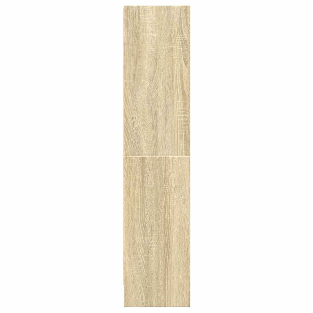 Bookcase Sonoma Oak 60x24x109 cm Engineered Wood