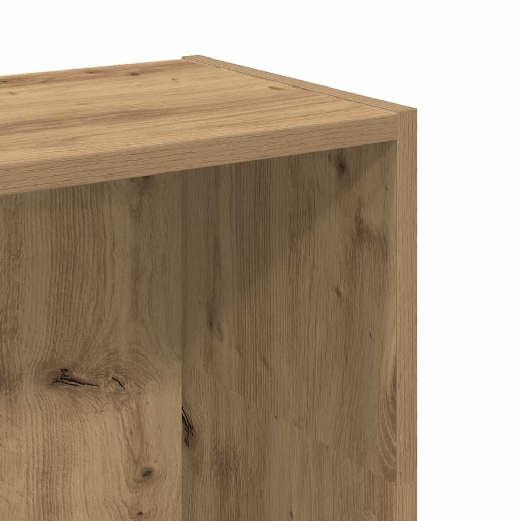 Bookcase Artisian Oak 80x24x109 cm Engineered Wood