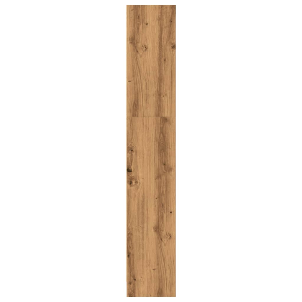 Bookcase Artisian Oak 80x24x143 cm Engineered Wood