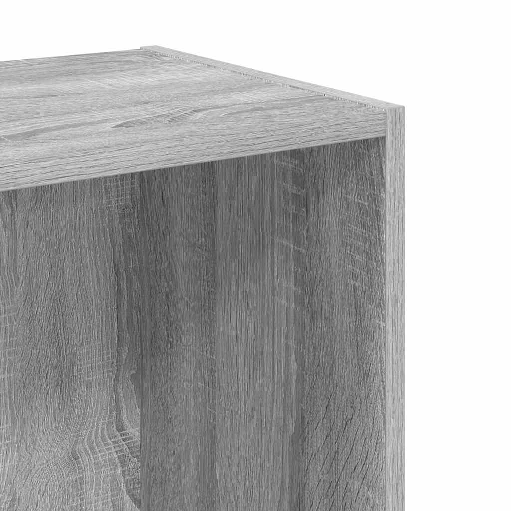 Bookcase Grey Sonoma 40x30x77 cm Engineered Wood