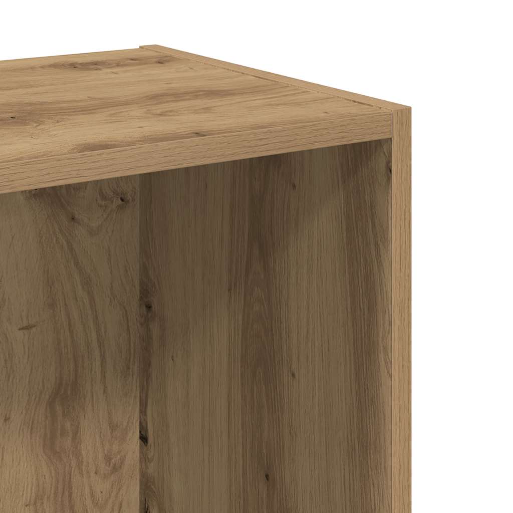 Bookcase Artisian Oak 40x30x77 cm Engineered Wood