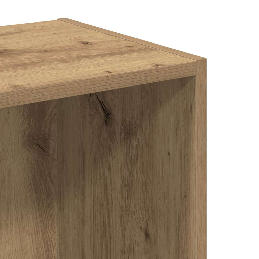 Bookcase Artisian Oak 40x30x152 cm Engineered Wood