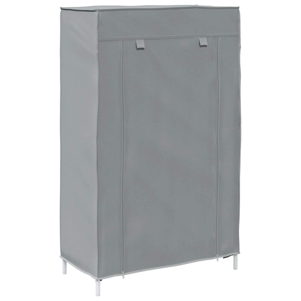 vidaXL Shoe Cabinet Grey 60.5x30x97 cm Non-woven Fabric