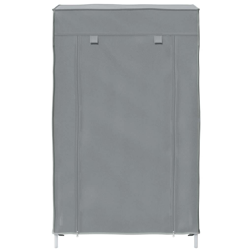 vidaXL Shoe Cabinet Grey 60.5x30x97 cm Non-woven Fabric