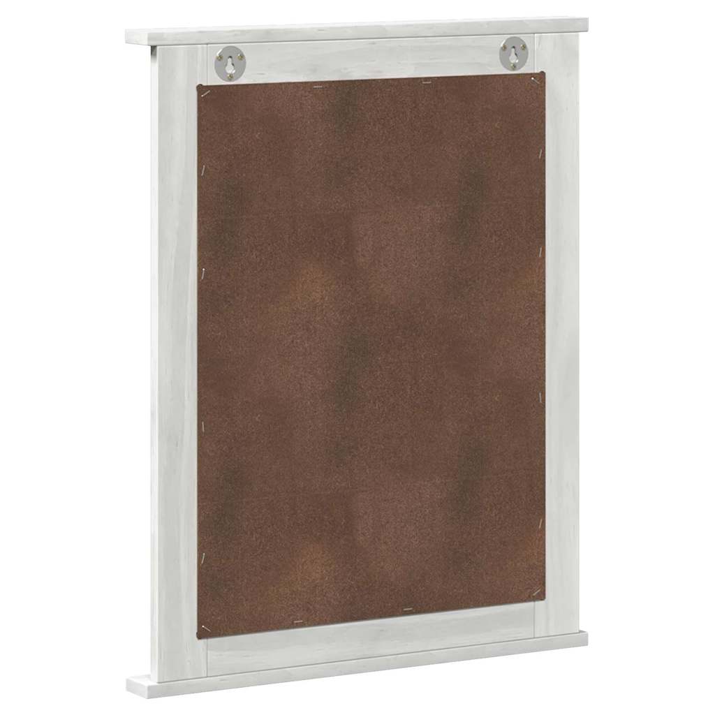 Mirror VIGO Antique White 55.5 x 5 x 70 cm Solid pine wood