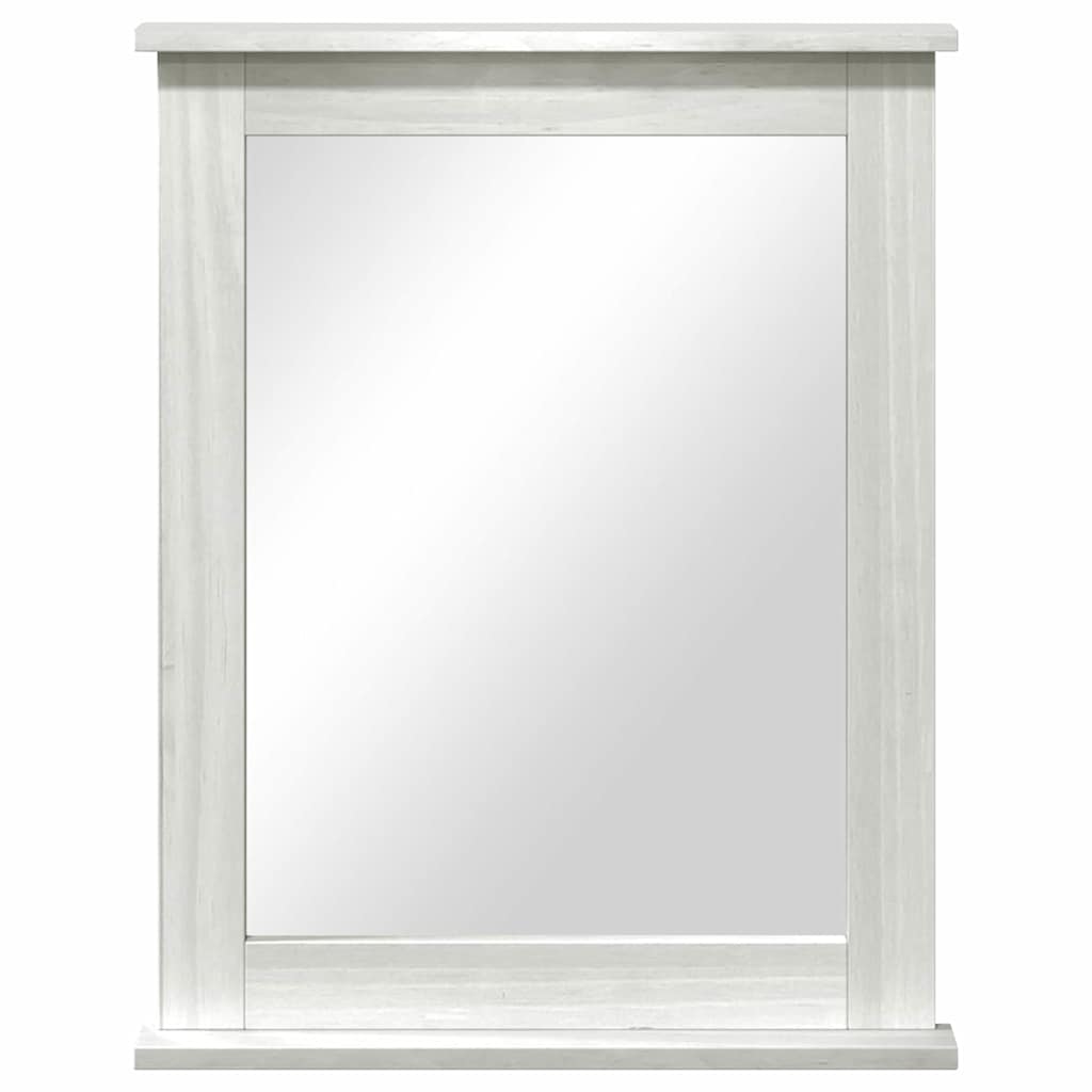 Mirror VIGO Antique White 55.5 x 5 x 70 cm Solid pine wood