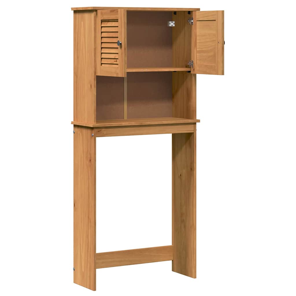 Washing Machine Cabinet with Shelf VIGO Brown and Honey Brown