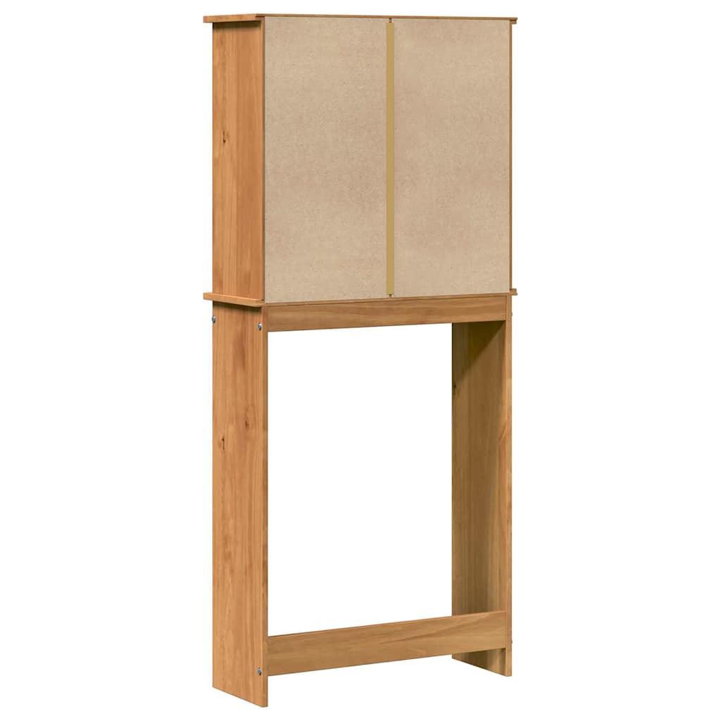Washing Machine Cabinet with Shelf VIGO Brown and Honey Brown