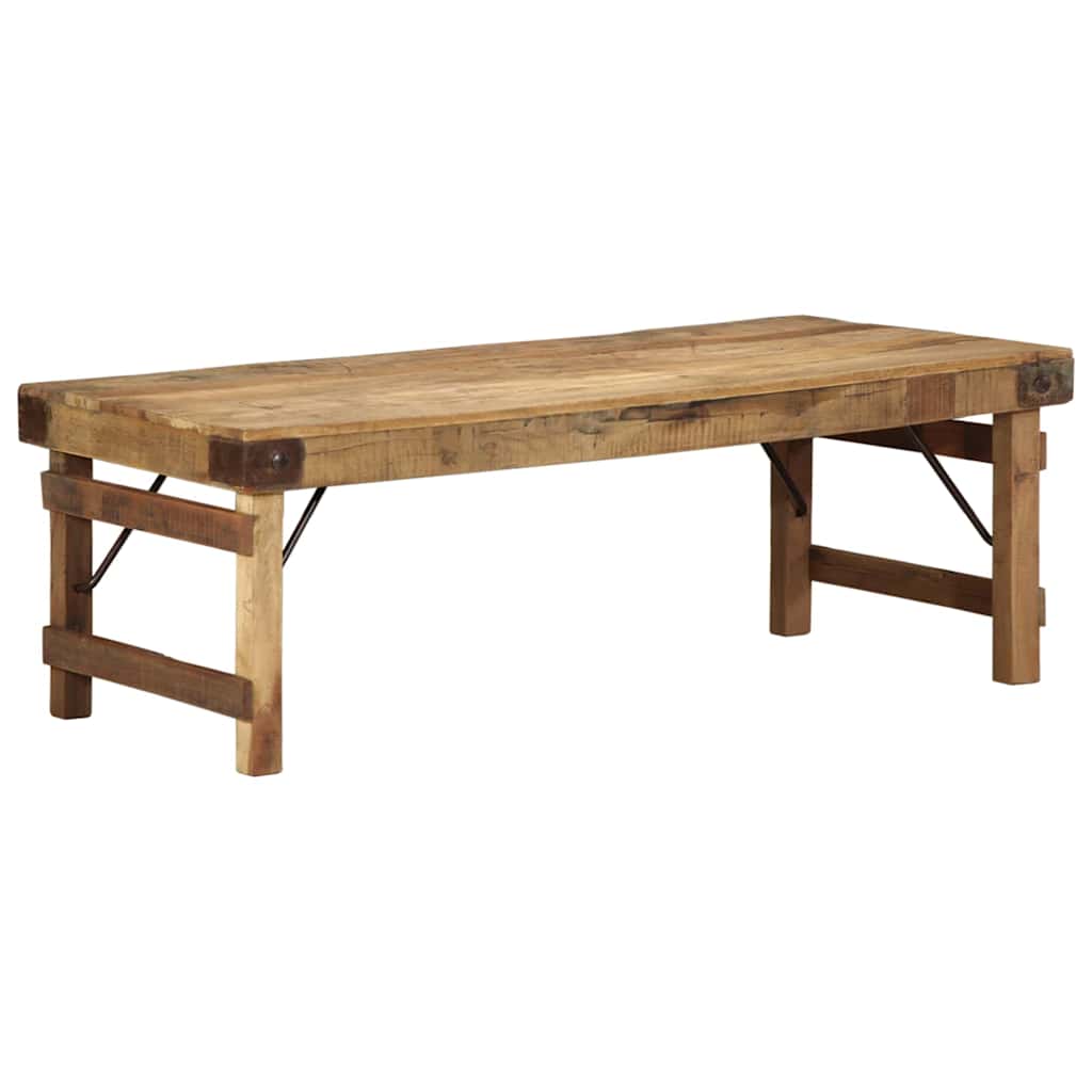 Coffee Table Brown 110 x 55 x 40 cm Solid Reclaim Wood