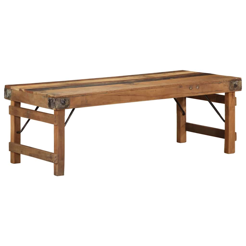 Coffee Table Brown 110 x 55 x 40 cm Solid Reclaim Wood