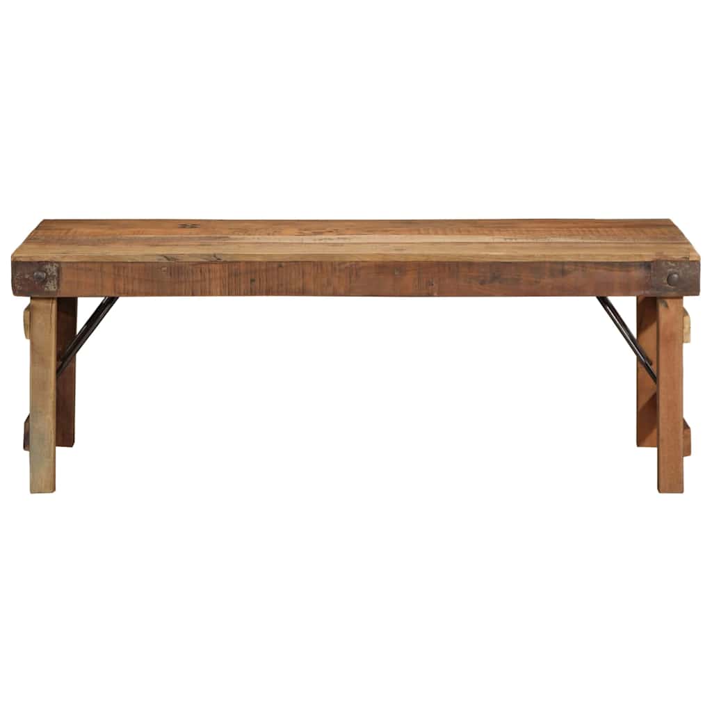 Coffee Table Brown 110 x 55 x 40 cm Solid Reclaim Wood