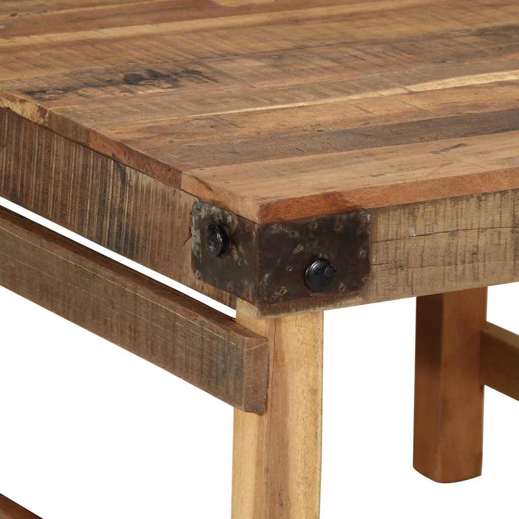 Coffee Table Brown 60 x 55 x 40 cm Solid Reclaim Wood