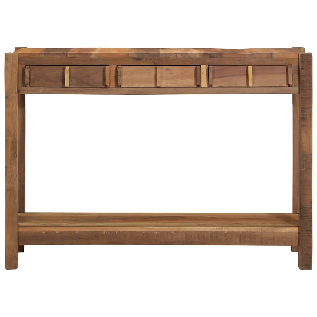 Console Table Brown 107 x 33 x 76 cm Solid Reclaim Wood