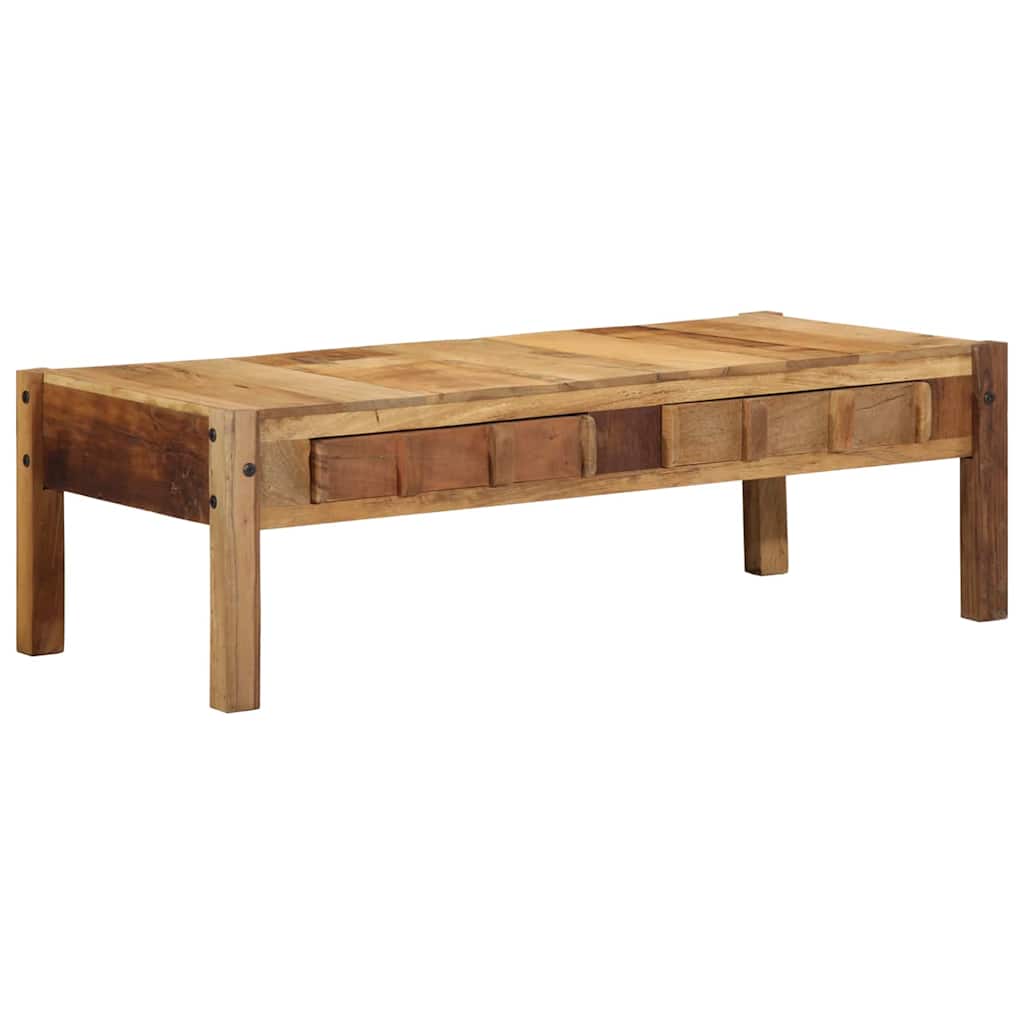 Coffee Table Brown 110 x 54 x 35 cm Solid Reclaim Wood