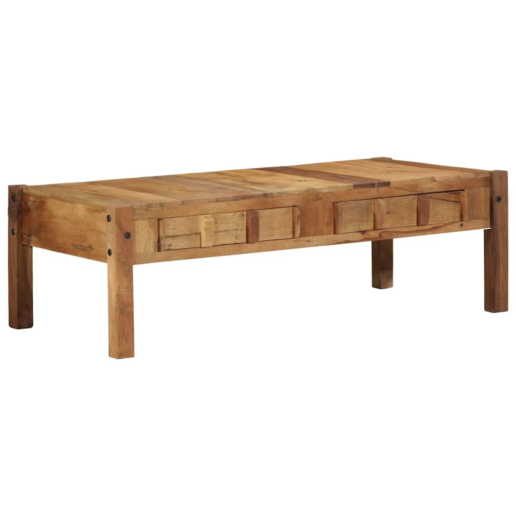 Coffee Table Brown 110 x 54 x 35 cm Solid Reclaim Wood