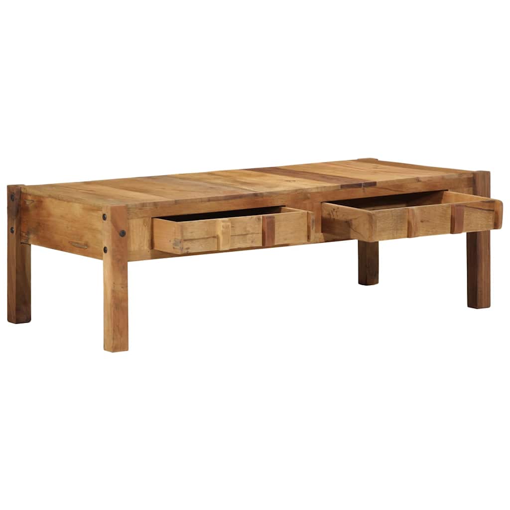 Coffee Table Brown 110 x 54 x 35 cm Solid Reclaim Wood