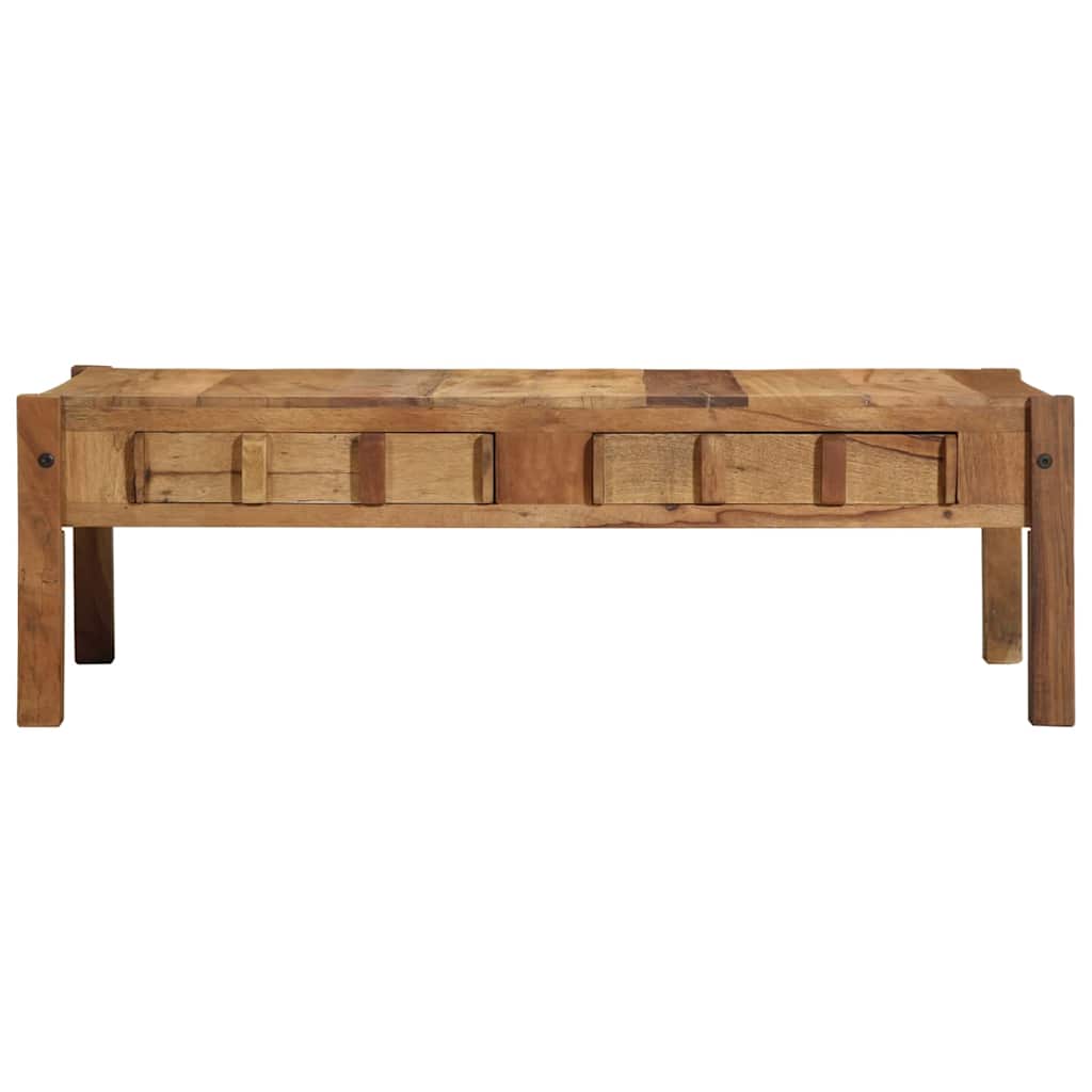 Coffee Table Brown 110 x 54 x 35 cm Solid Reclaim Wood