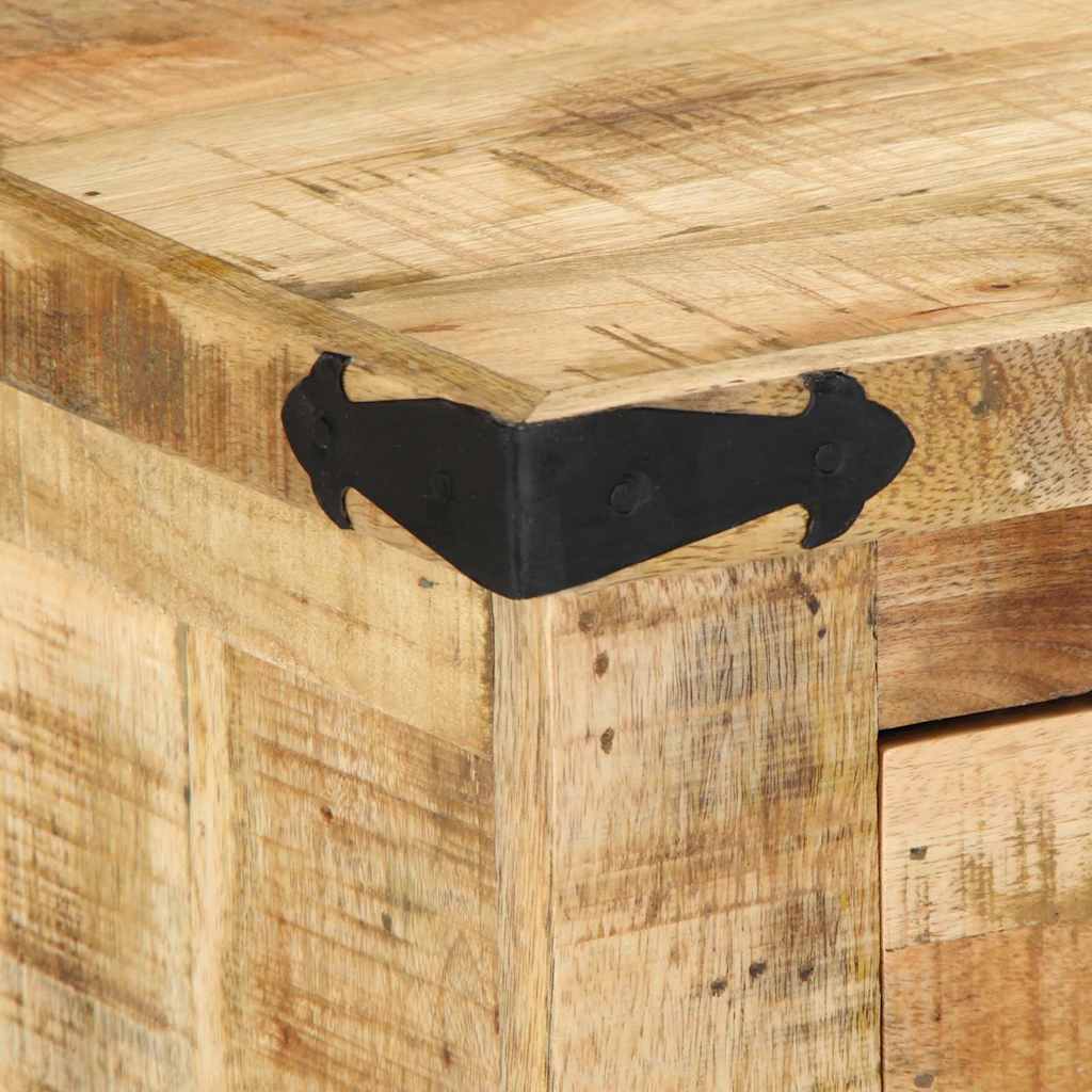 Bench with Drawer Brown 110 x 35 x 50 cm Rough Mango