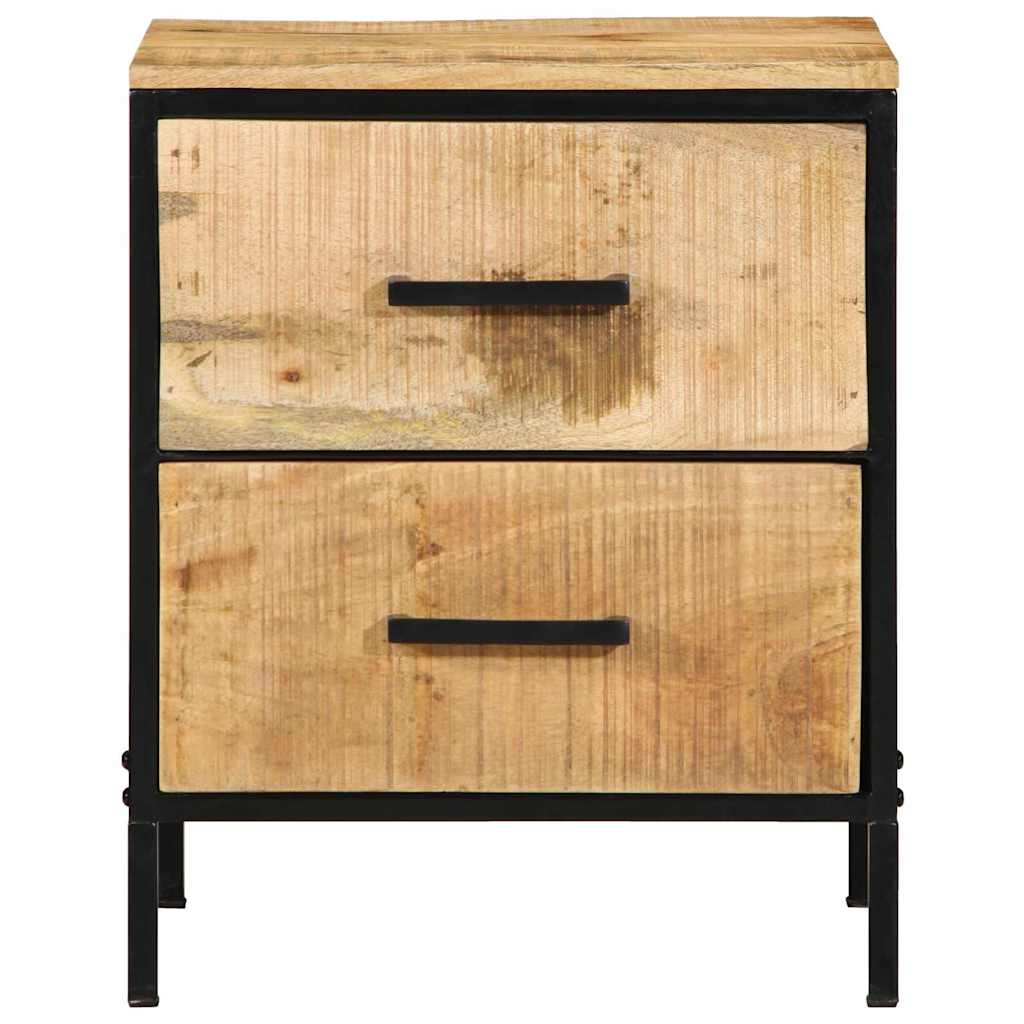 Bedside Cabinet 2 pcs Brown and Black 40 x 35 x 50 cm