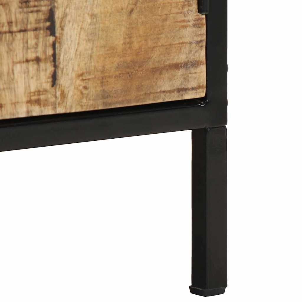 Bedside Cabinet Brown and Black 30 x 30 x 40 cm