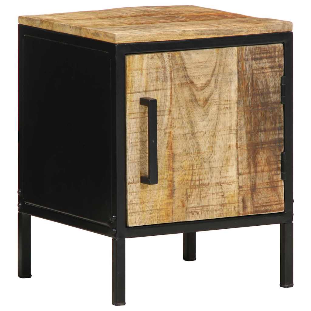 Bedside Cabinet Brown and Black 30 x 30 x 40 cm