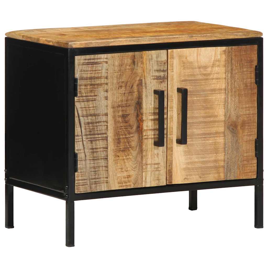 Bedside Cabinet Brown and Black 50 x 30 x 45 cm
