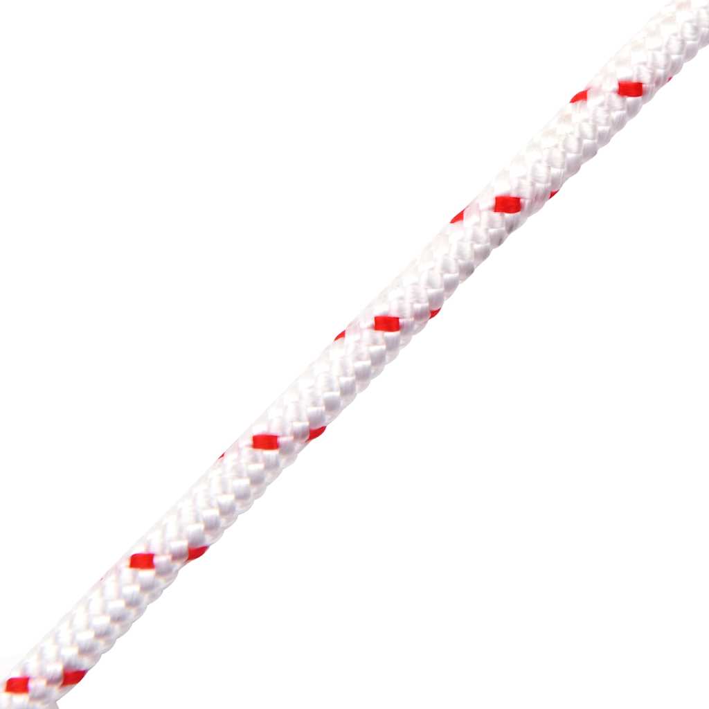 vidaXL Pull Starter Cord White and Red Ø4 mm 10 m Nylon