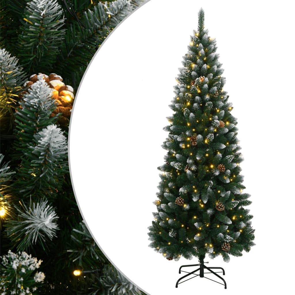 vidaXL Artificial Christmas Tree 150 LEDs 150 cm