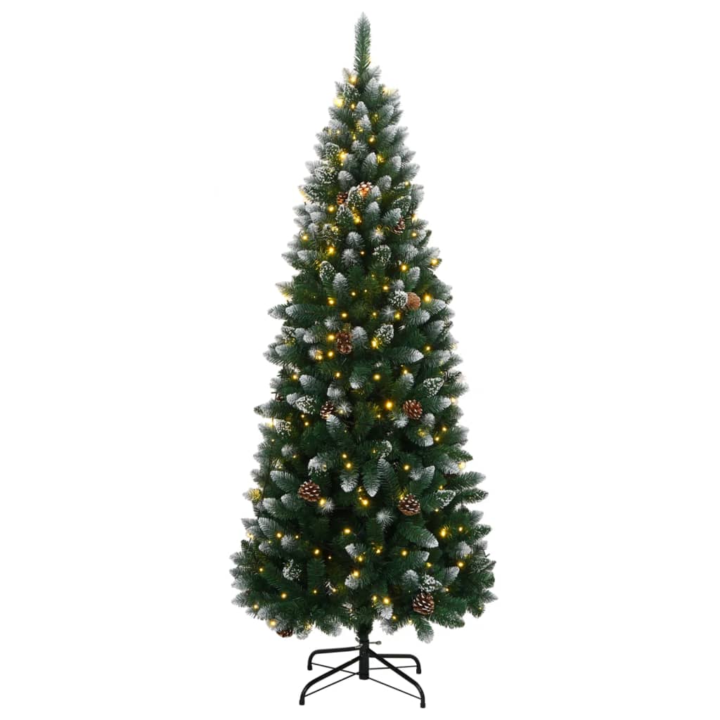 vidaXL Artificial Christmas Tree 300 LEDs 180 cm