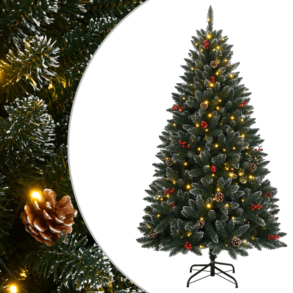 vidaXL Artificial Christmas Tree 150 LEDs 120 cm