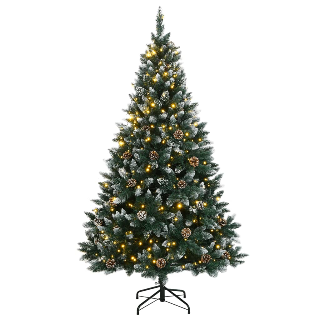 vidaXL Artificial Christmas Tree 300 LEDs 180 cm