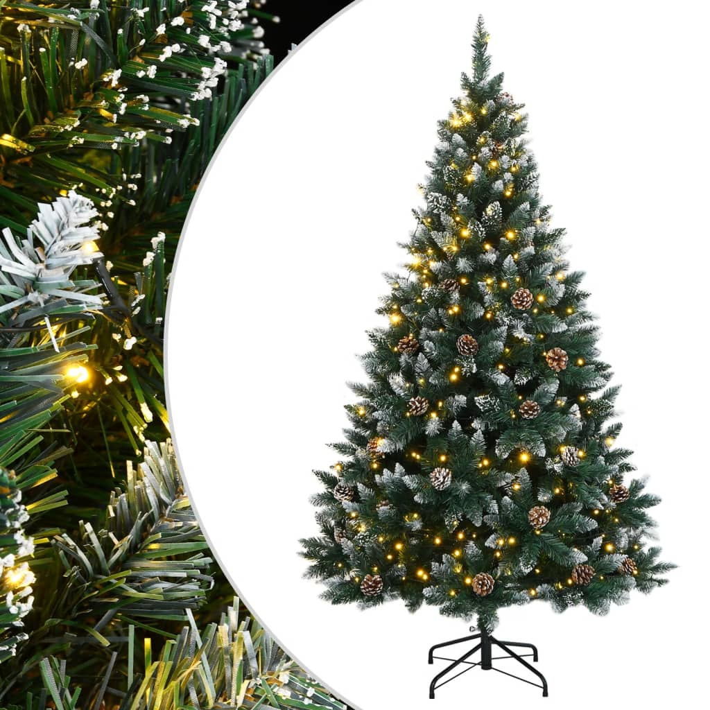 vidaXL Artificial Christmas Tree 300 LEDs 240 cm