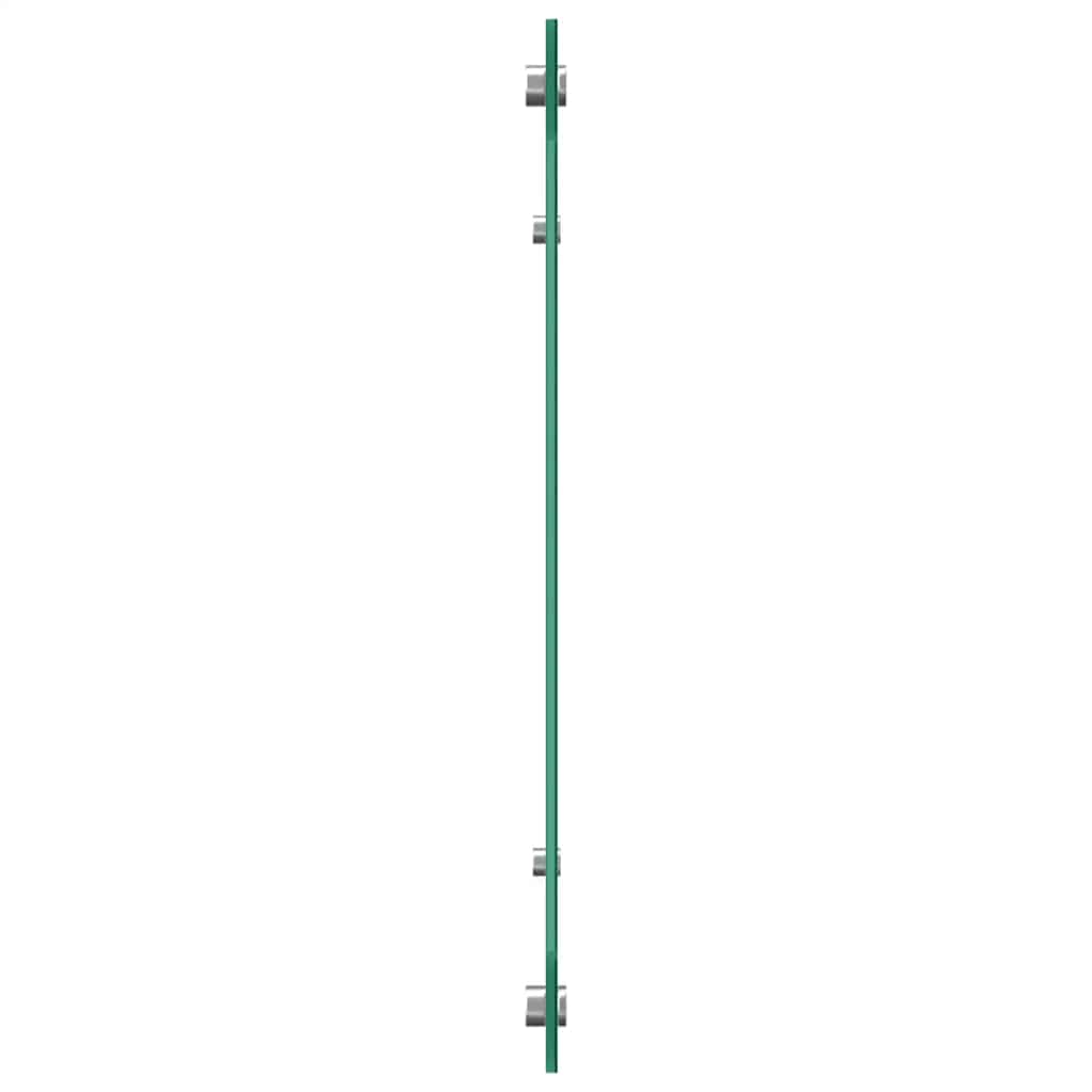 vidaXL Kitchen Backsplashes 2 pcs White 80x50 cm Tempered Glass