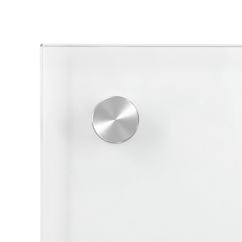 vidaXL Kitchen Backsplashes 2 pcs Transparent 80x60 cm Tempered Glass