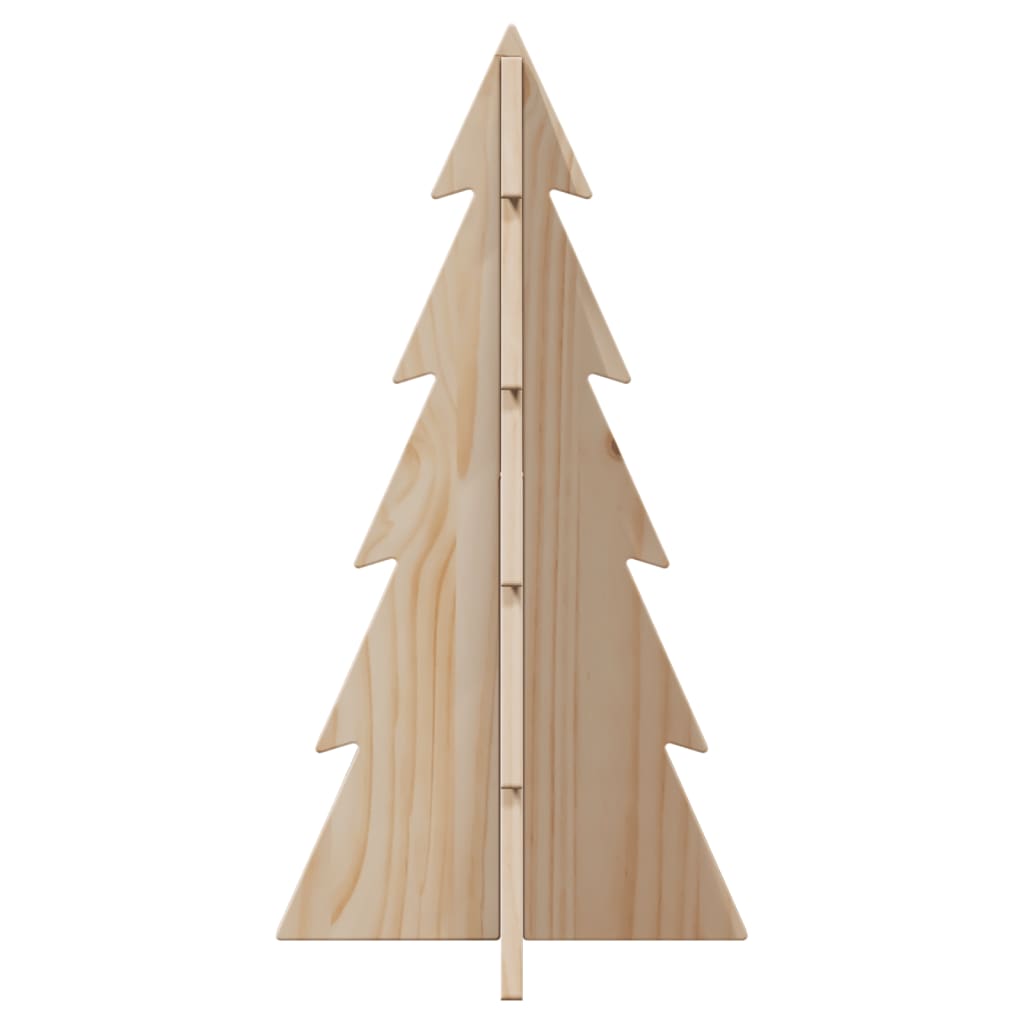 vidaXL Wooden Christmas Tree for Decoration 59.5 cm Solid Wood Pine