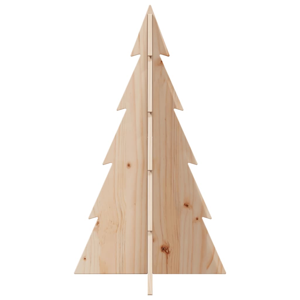 vidaXL Wooden Christmas Tree for Decoration 80 cm Solid Wood Pine